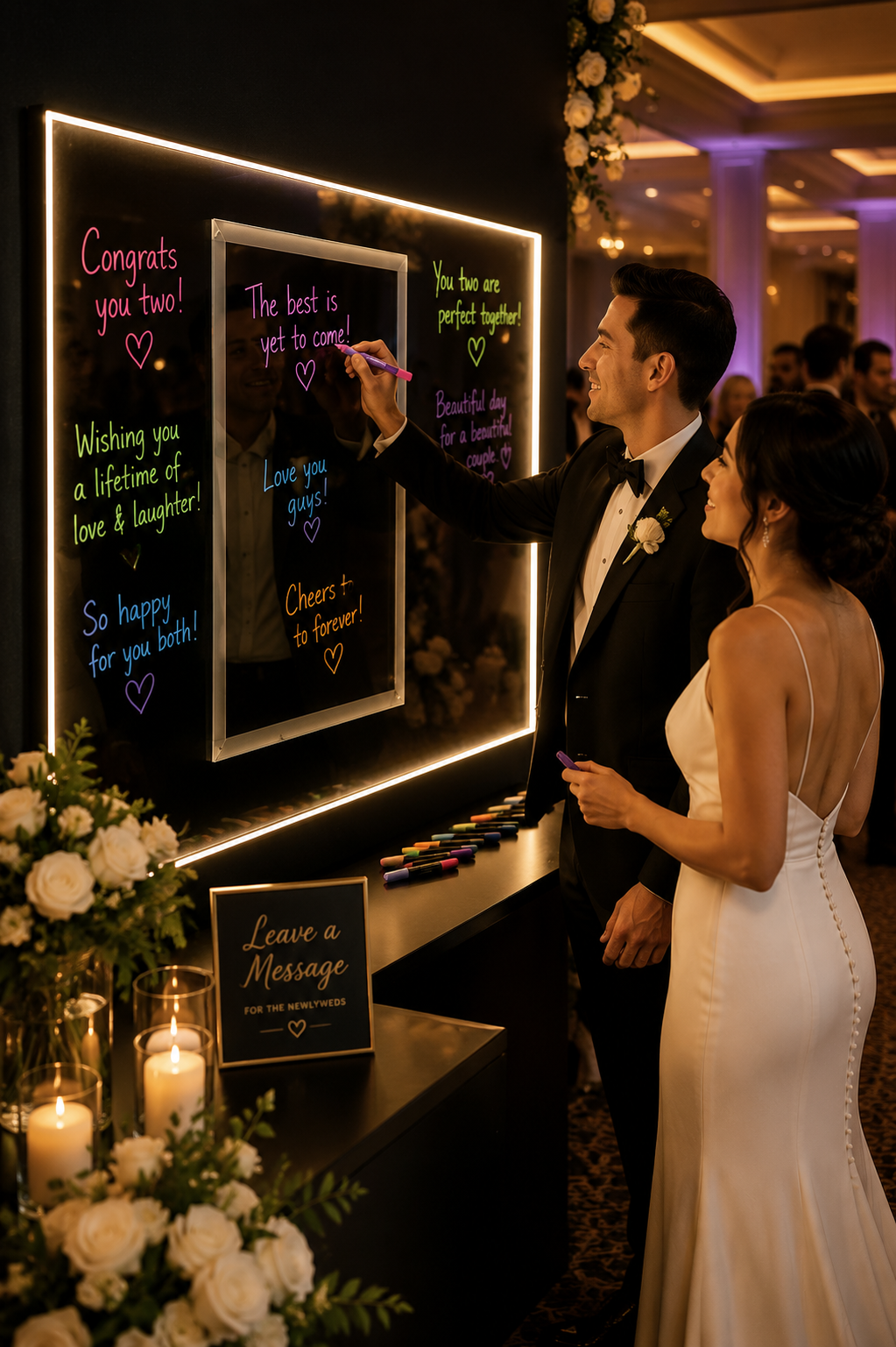 Message Booth wedding experience
