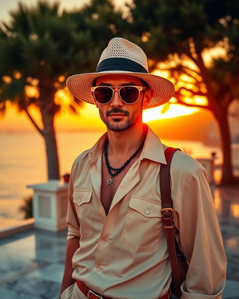 AI-generated luxury travel example