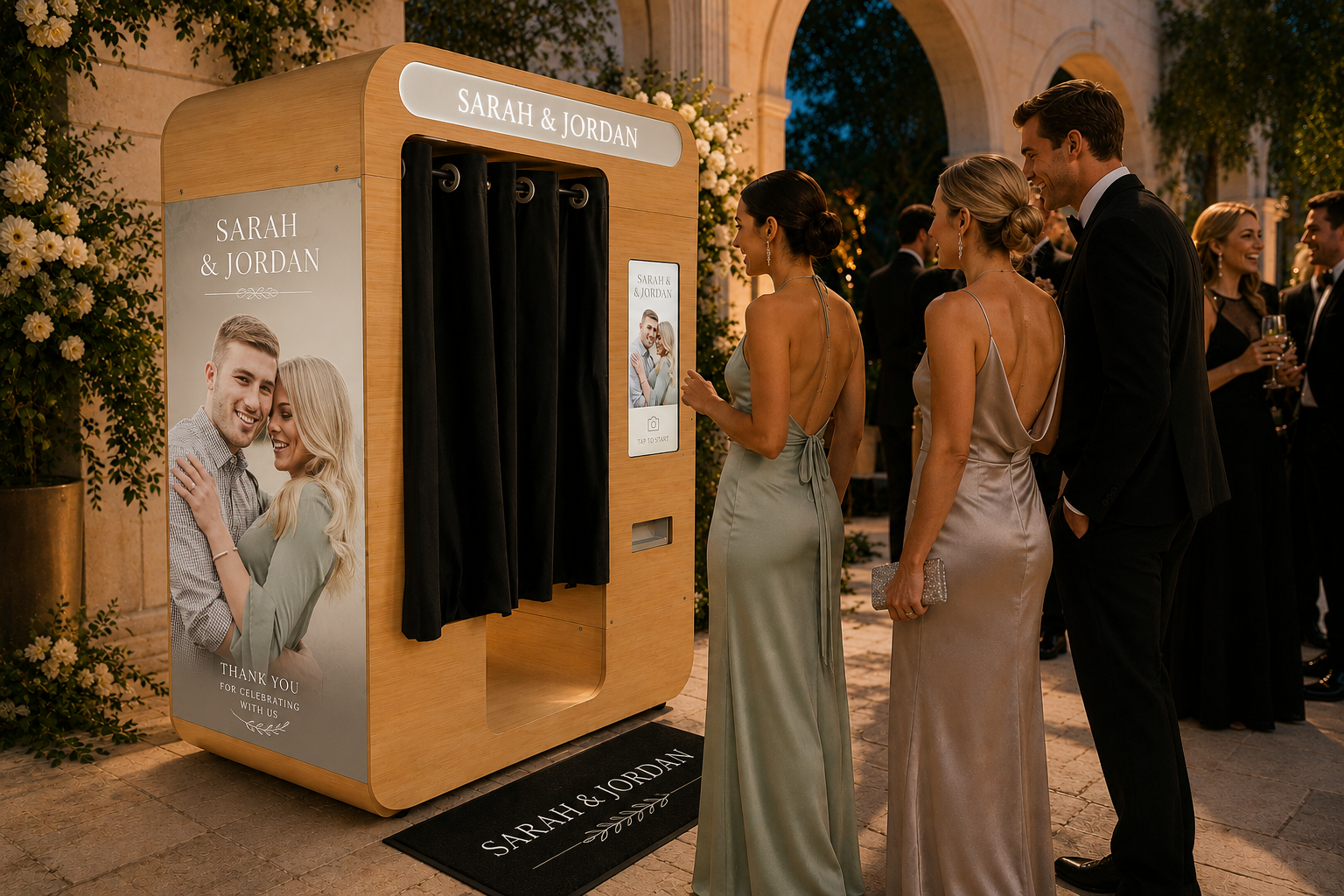 The Hideaway Booth™ wedding experience