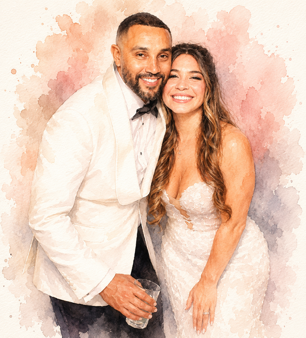 Watercolor Portraits wedding experience