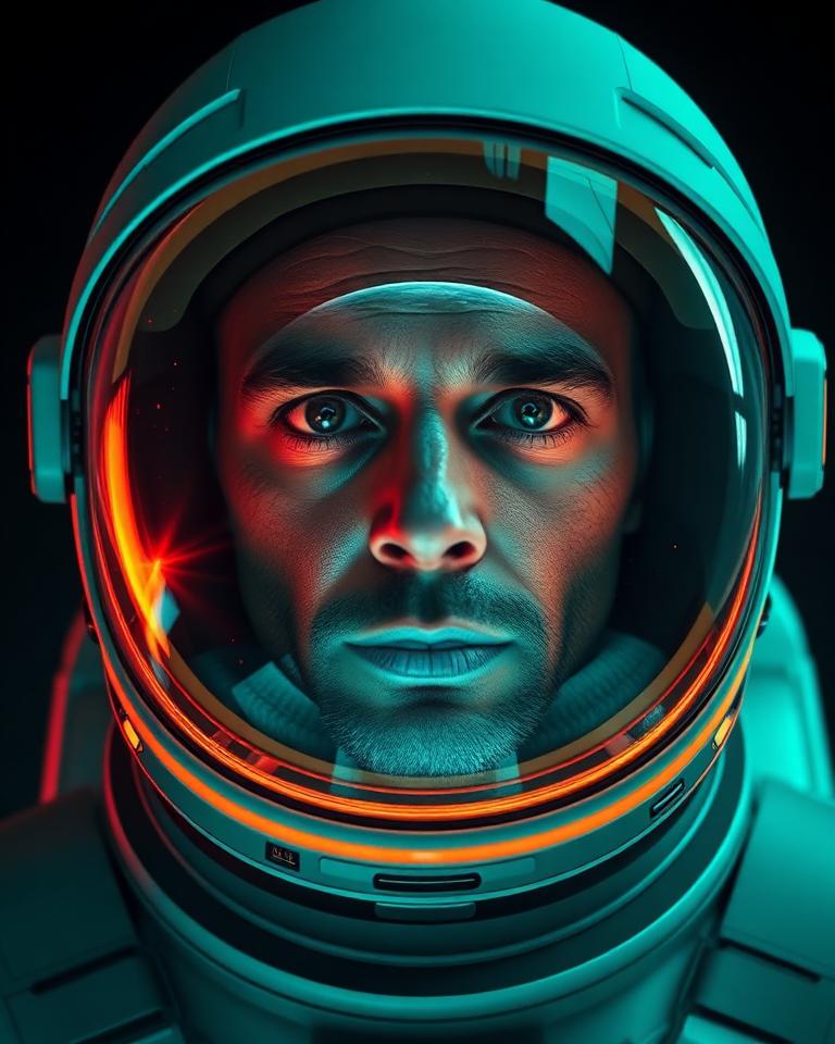 AI-generated movie posters example