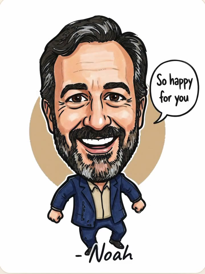Reveal: Discover your finished caricature or artistic portrait.