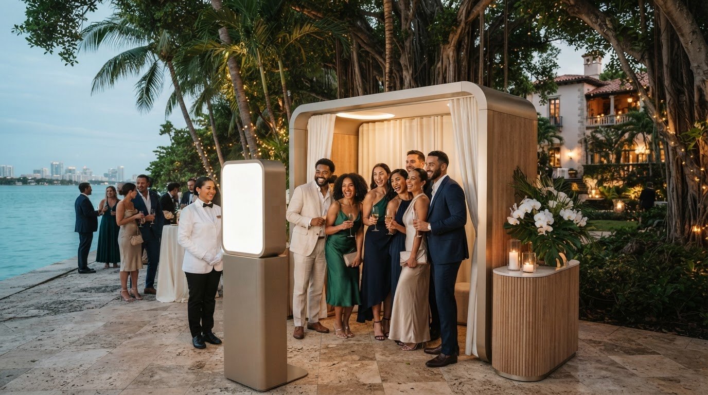 Photo Booth Rental Coconut Grove: The 2026 Luxury Event Guide