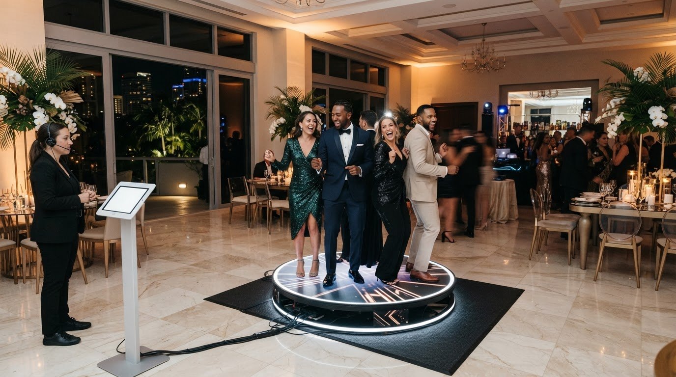 360 Booth Rental Aventura: The 2026 Luxury Event Guide