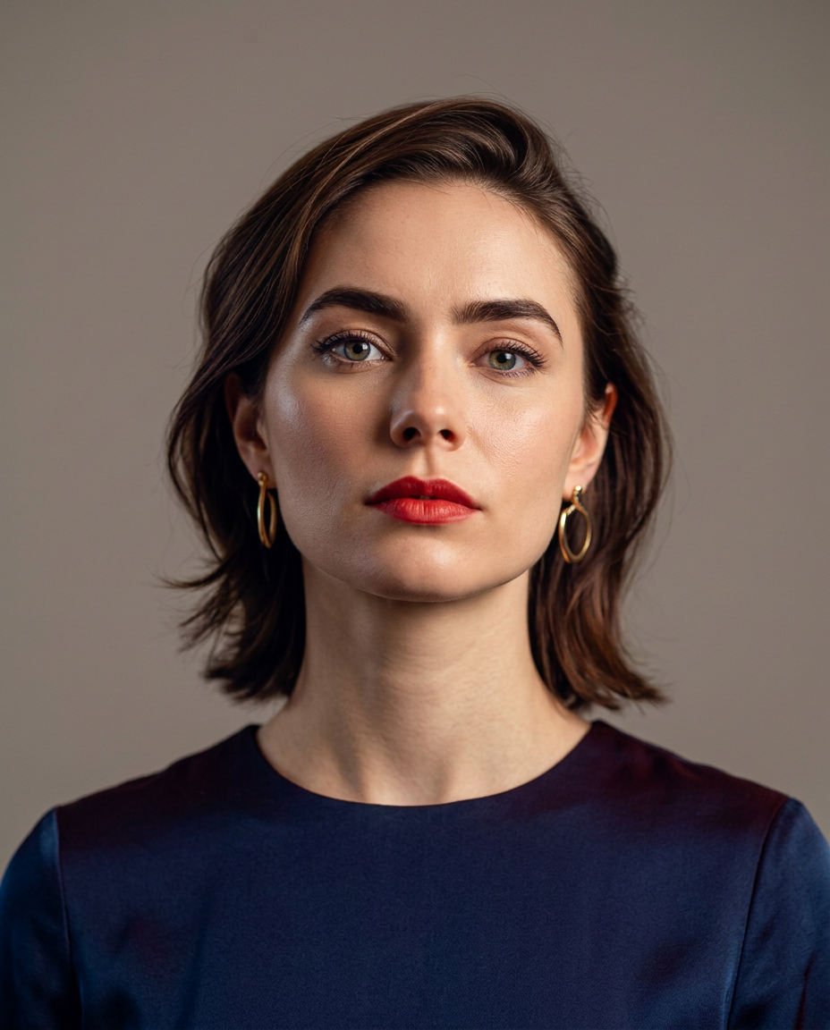 Original portrait before the Editorial Product Launch transformation