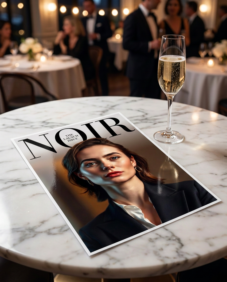 Optional printed cover for the Editorial Product Launch concept