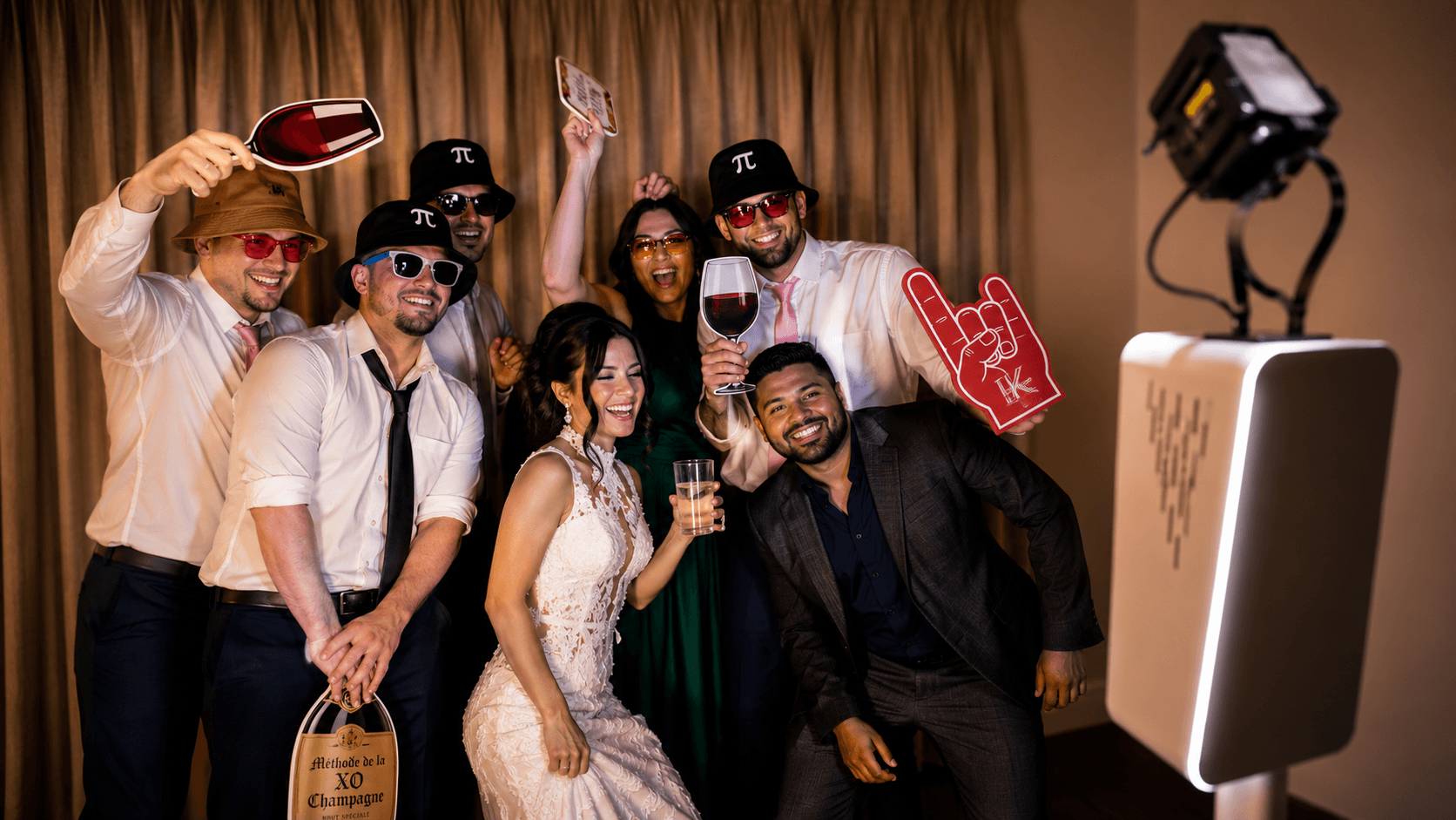 Luxury guests gathered at an after-dark SnapJoy event