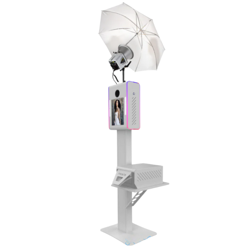Professional photo booth setup
