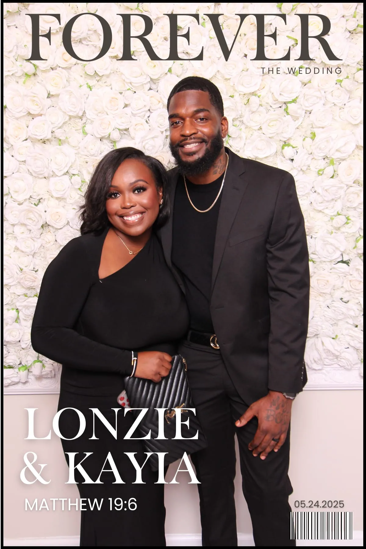 Forever the Wedding magazine cover portrait