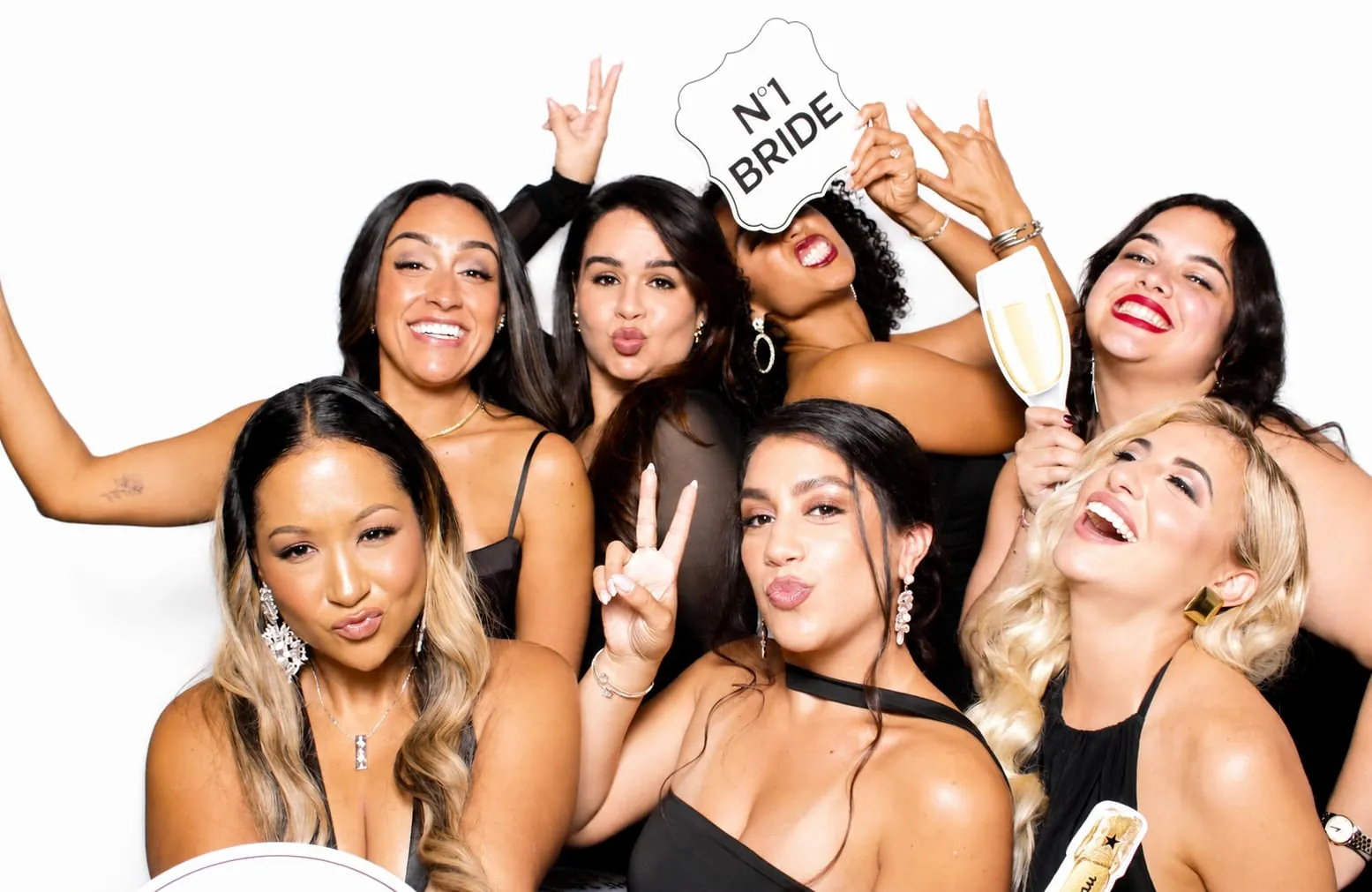 Bridal party group portrait