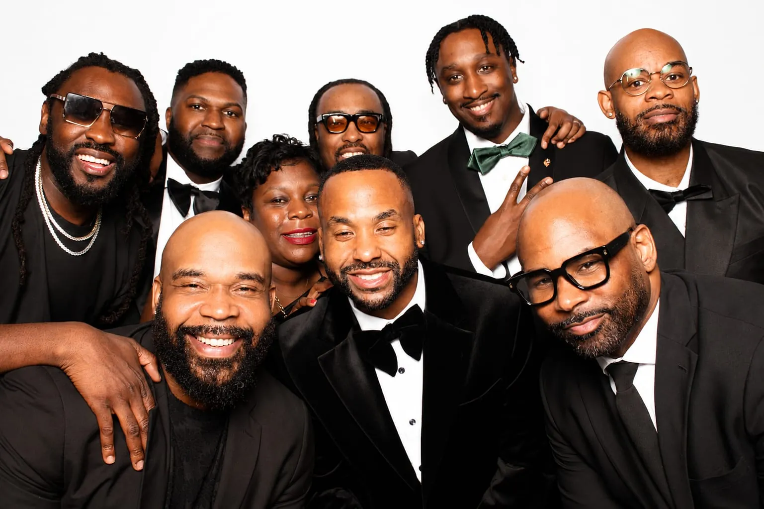 Groom's party group portrait